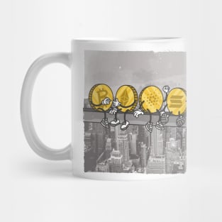 Top Cryptocurrency Coins Classic Worker Design Mug
